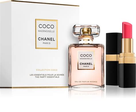 coco chanel mademoiselle perfume set.